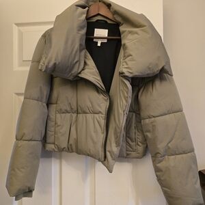 Avec Les Filles Puffer Jacket Coat